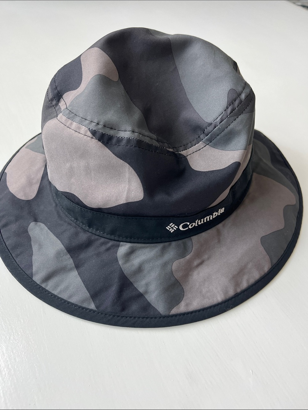Columbia Grey & Black Camo Bucket Hat